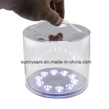 Lanterne solaire gonflable portative de LED d&#39;intense luminosité et imperméable